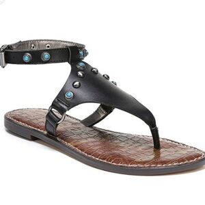 Sam Edelman Galena Studded Sandal brown size 8